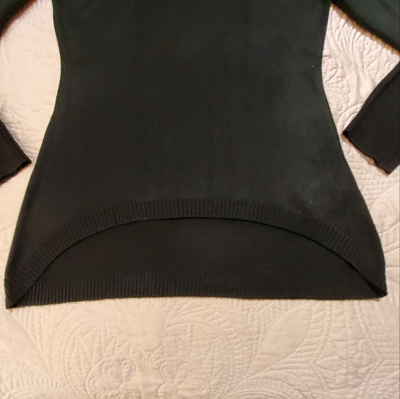 Venus Cold Shoulder Hi-lo Sequined Sweater - Picture 5 of 7